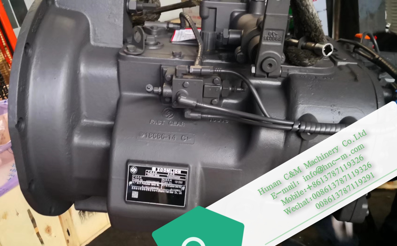 ZOOMLION mobile crane FAST transmission gear box 1030300167