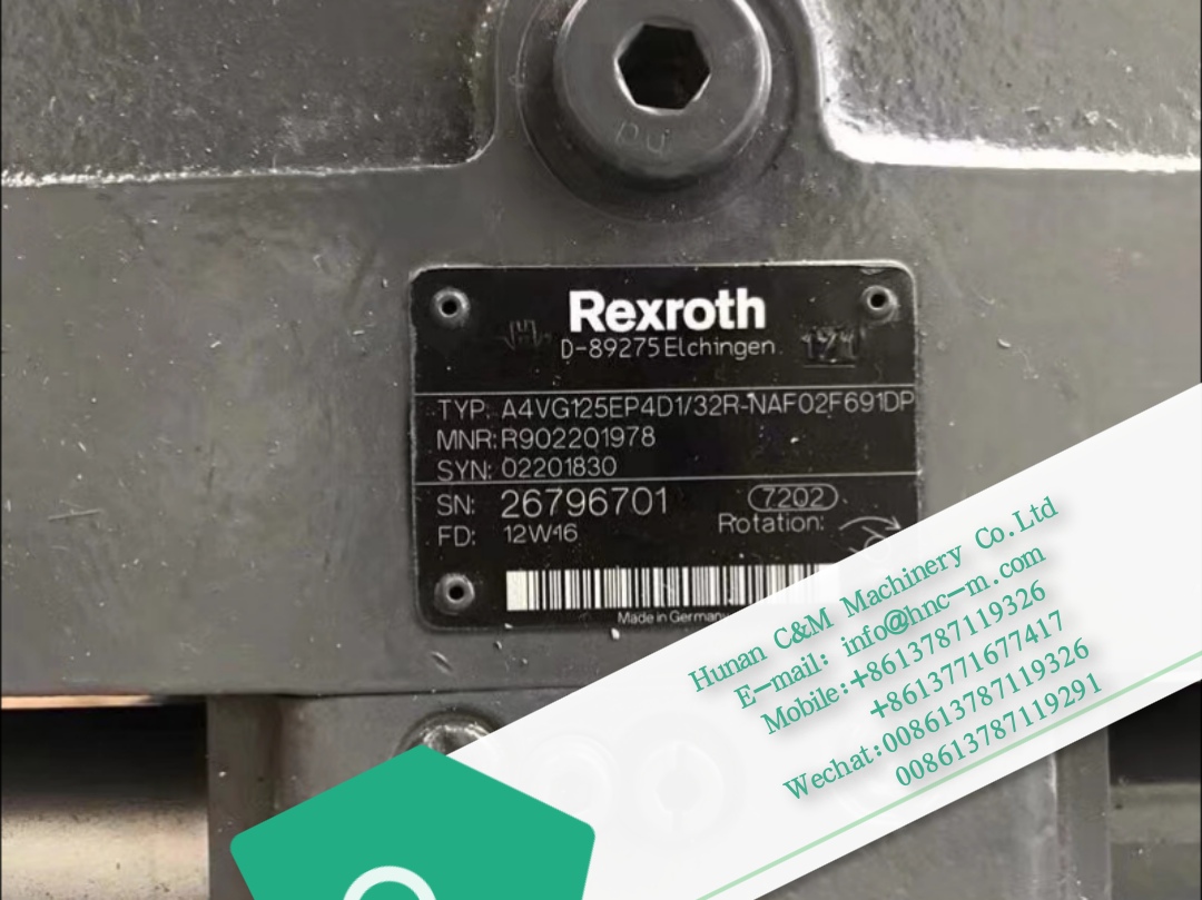 ZOOMLION mobile crane Rexroth pump A4VG125EP4D1/32R-NAF02F691DP