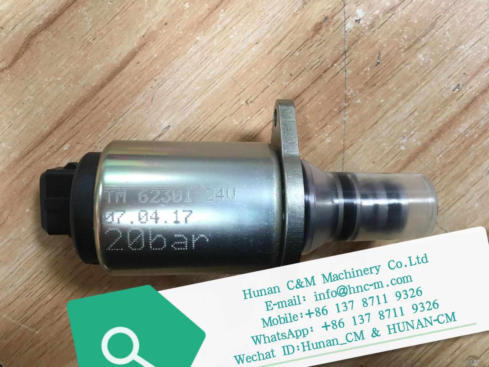 ZOOMLION XCMG mobile crane BUCHER HYDRAULIC main valve Porportional solenoid valve TM 62301 24V 20 bar