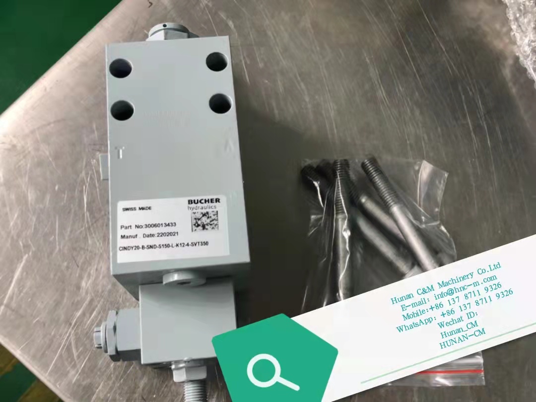 BUCHER HYDRAULICS balance valve 3006013433 CINDY 20-B-SND-S150-L-K12-4-SVT350