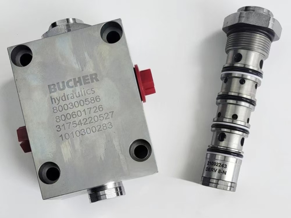 ZOOMLION truck crane outrigger Bucher hydraulics Two-way hydraulic lock 1010300283 800601726 DERV 8-B