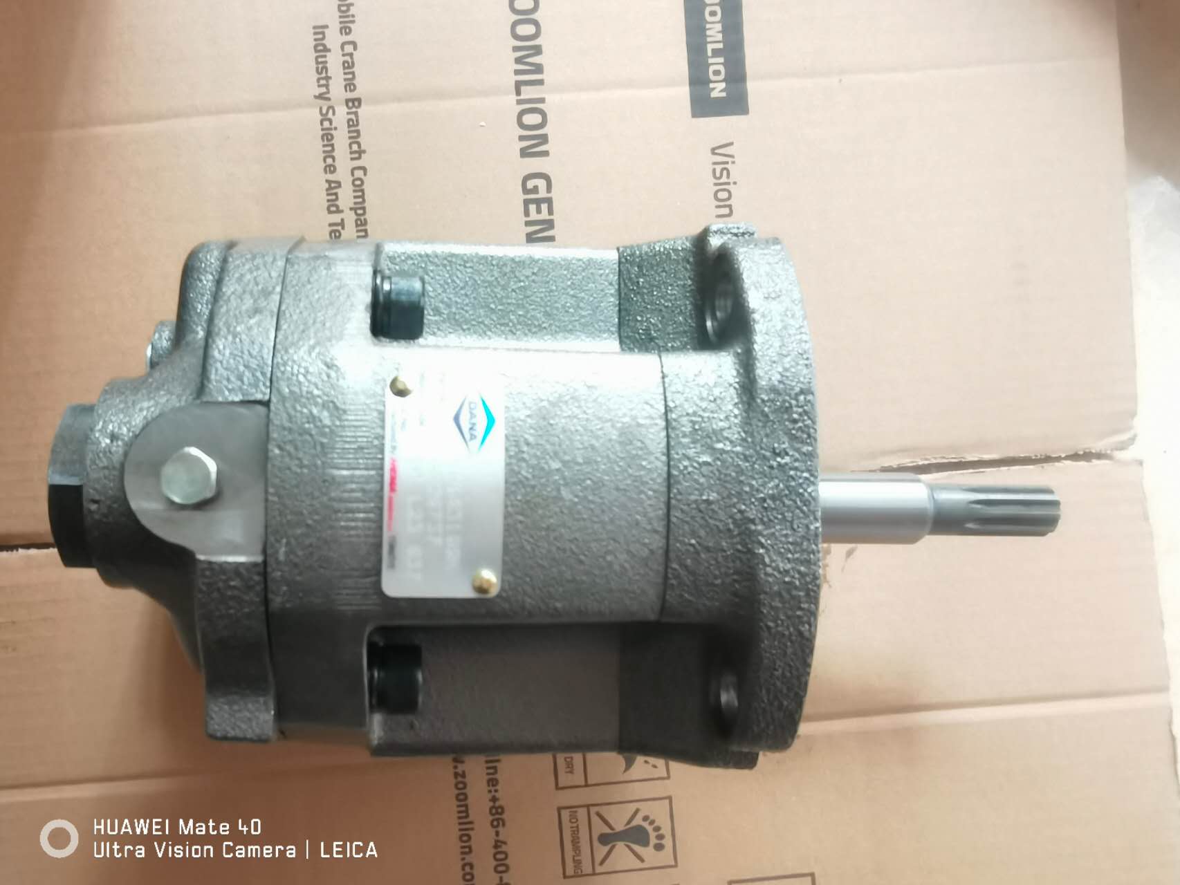 ZOOMLION RT750 RT850 mobile crane DANA transmission oil pump  4213802  4220737 YP603100