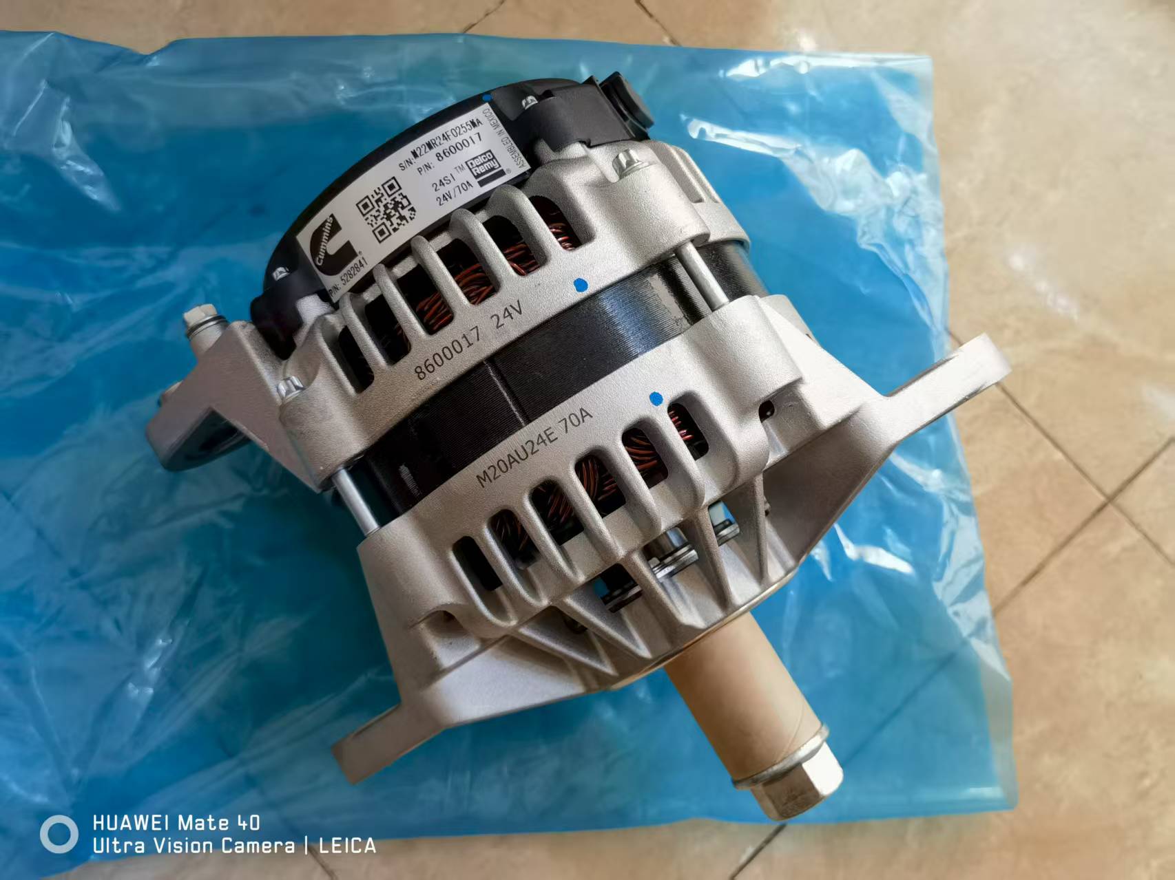 ZOOMLION RT crane CUMMINS engine generator 5282841 24V 70A 8600017