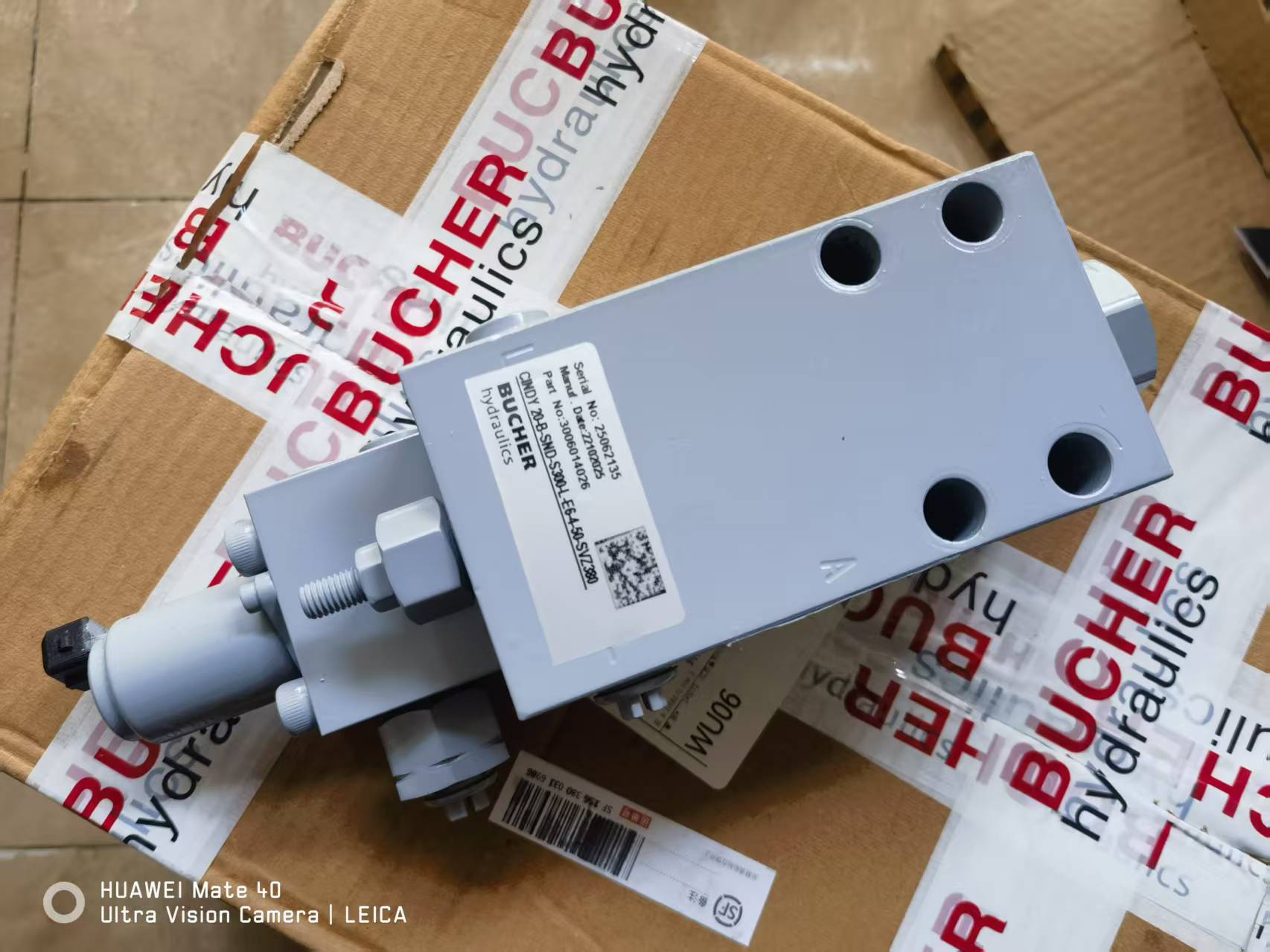 ZOOMLION truck crane  BUCHER HYDRAULICS derricking  balance valve 25062135 3006014026 CINDY 20-B-SND-S300-L-E6-4-50-SVZ380