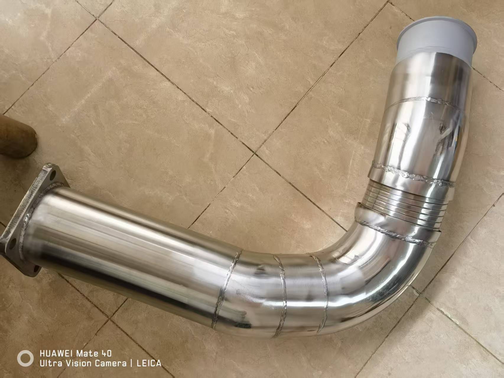 ZOOMLION  ROUGH TERRAIN RT100 crane Cummings engine exhaust pipe 00758301000200001